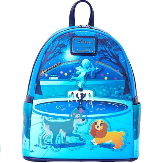Funko Loungefly Disney Zaino Lady And The Tramp 70Th Anniversary Mini Backpack