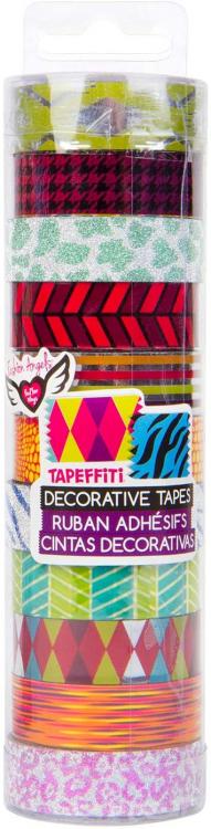 CRAYOLA NASTRI ADESIVI DECORATI TAPEFITTI PATTERNS BIGLIETTINI DIARI MESSAGI