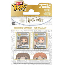 Funko Bitty Pop ! Harry Potter - Hermione (03) & Ron (02)