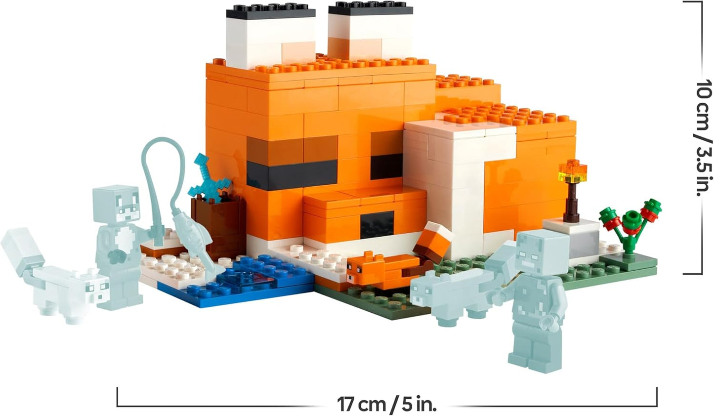 Lego - Minecraft 21178 (Il Capanno della Volpe) Figure Costruzioni 193 pz 8+