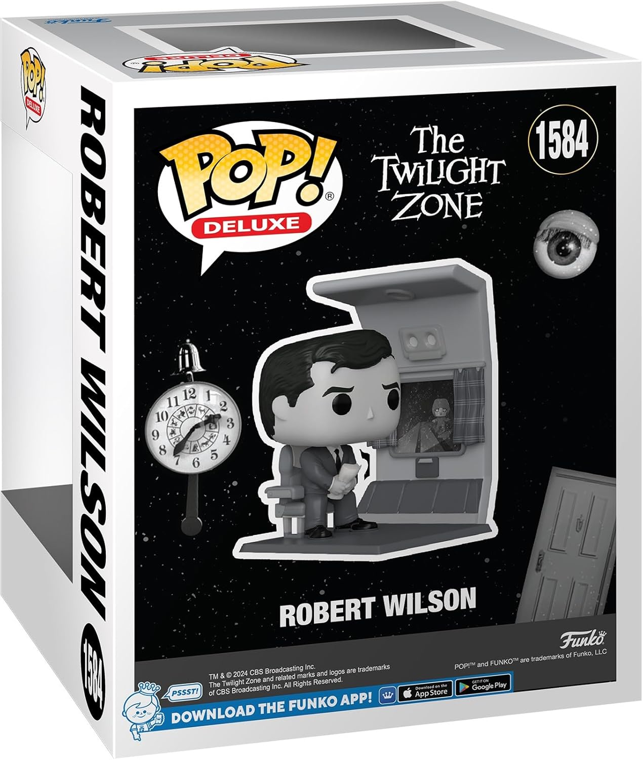 Funko Pop ! Deluxe - The Twilight Zone (1584) Robert Wilson Vynil Figure 9cm