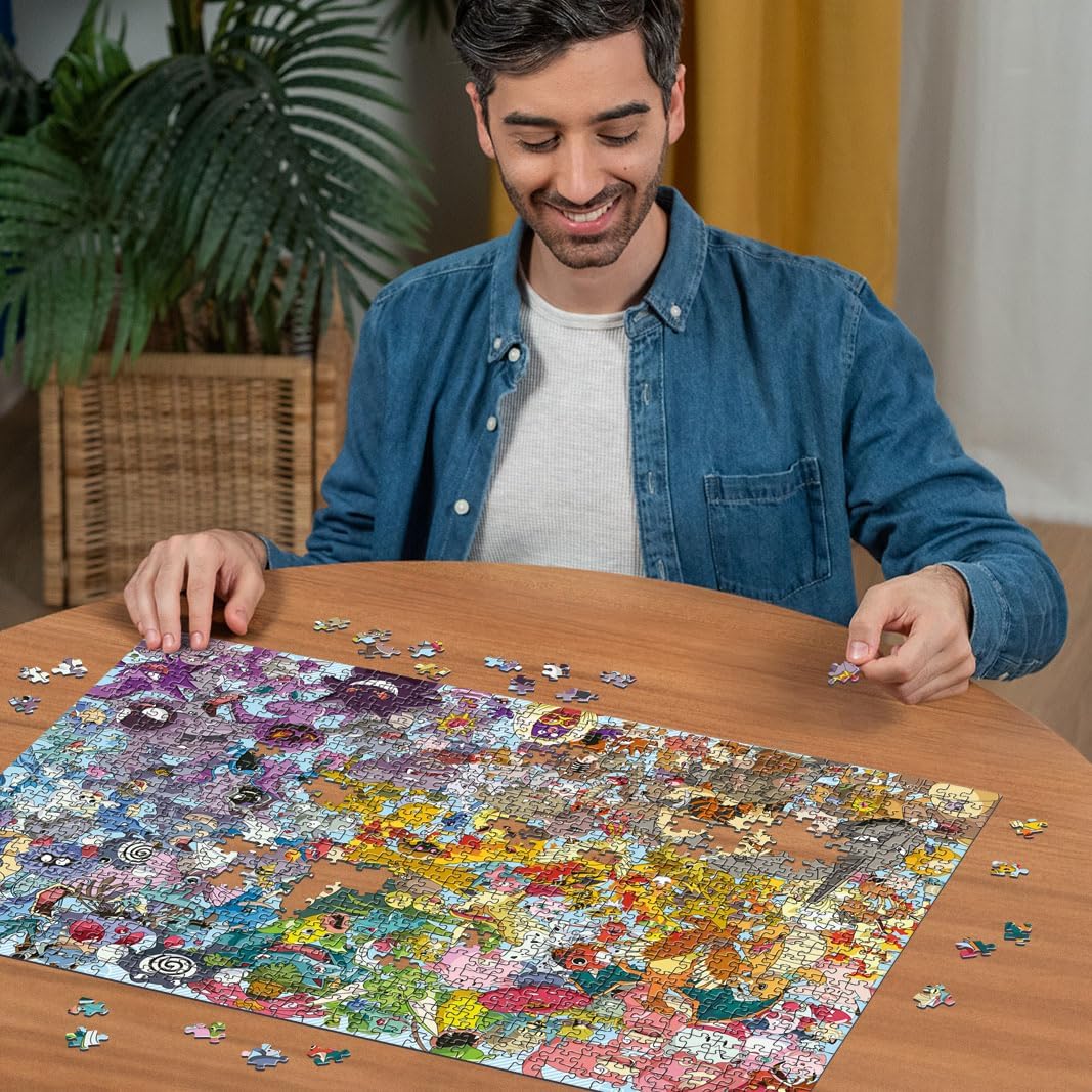 Ravensburger - Puzzle 1000 Pezzi Pokemon Challenge 70x50 cm