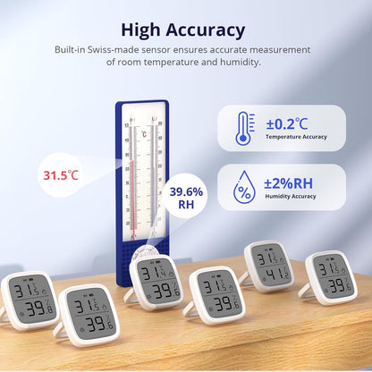 Sonoff SNZB-02D Sensore Smart Temperatura e Umidità Zigbee con Display LCD Domotica Casa