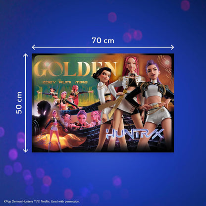 Clementoni Puzzle KPop Demon Hunters Golden 1000 Pezzi Puzzle Adulti + Poster Incluso
