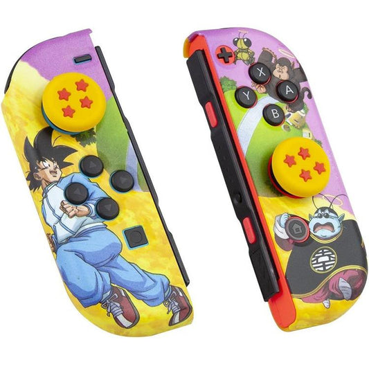 2 PZ CUSTODIA JOY-CON DRAGONBALL SUPER NINTENDO SWITCH COVER JOYSTICK GRIP