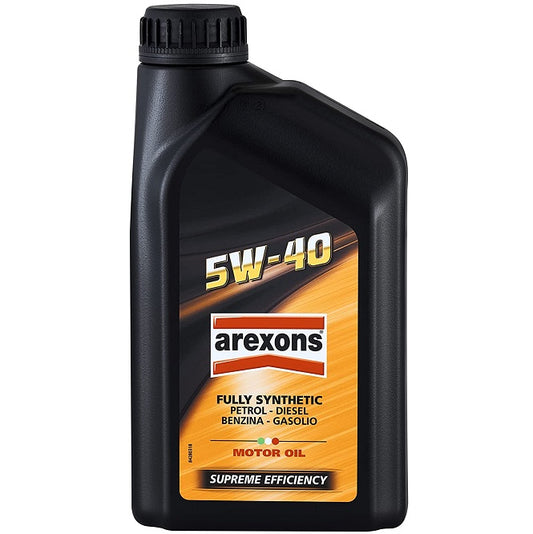 AREXONS OLIO MOTORE SINTETICO UNIVERSALE 5W-40 1L AUTO BENZINA / DIESEL DPF/TWC