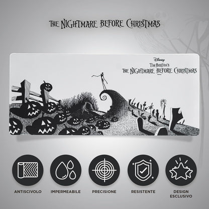 The Nightmare Before Christmas Desk Mat XXL Tappetino Tastiera Mouse Pad Gaming