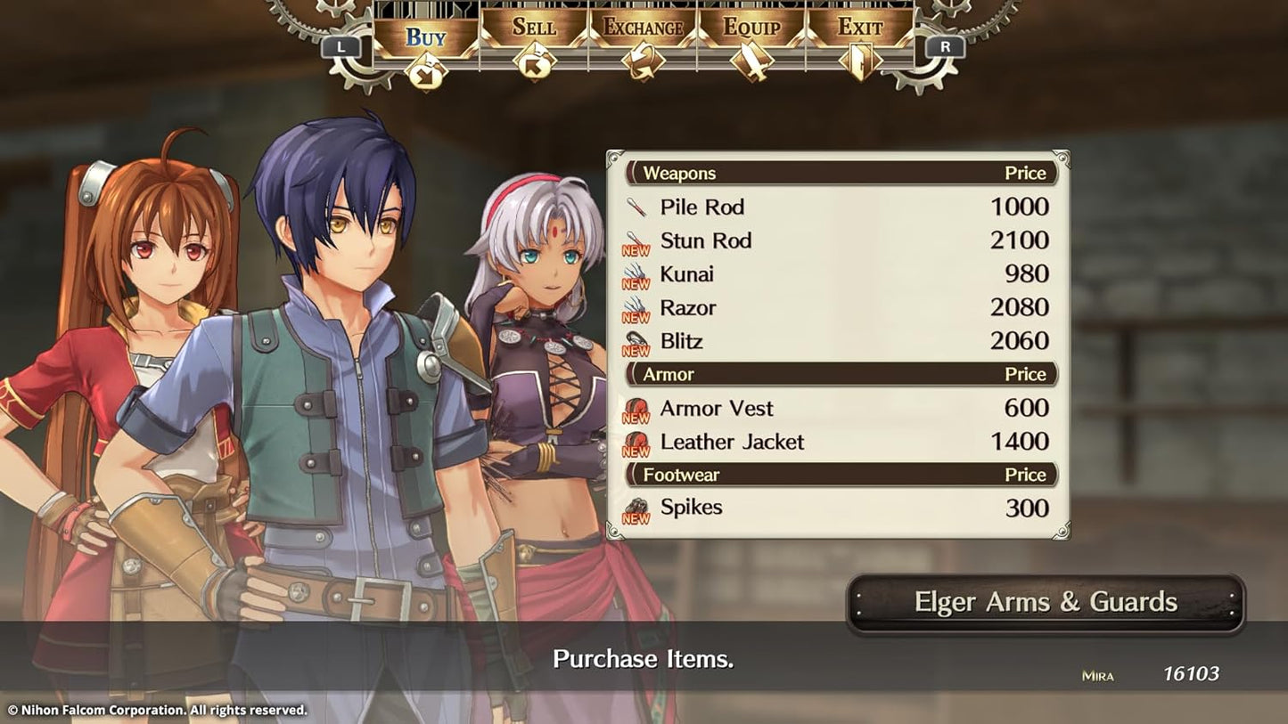 Trails In The Sky 1st Chapter Nintendo Switch (Day One) Gioco Nuovo Sigillato
