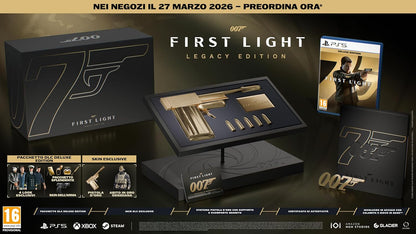 007 First Light Legacy Edition Ps5 Videogioco Playstation 5 Copertina Italiana