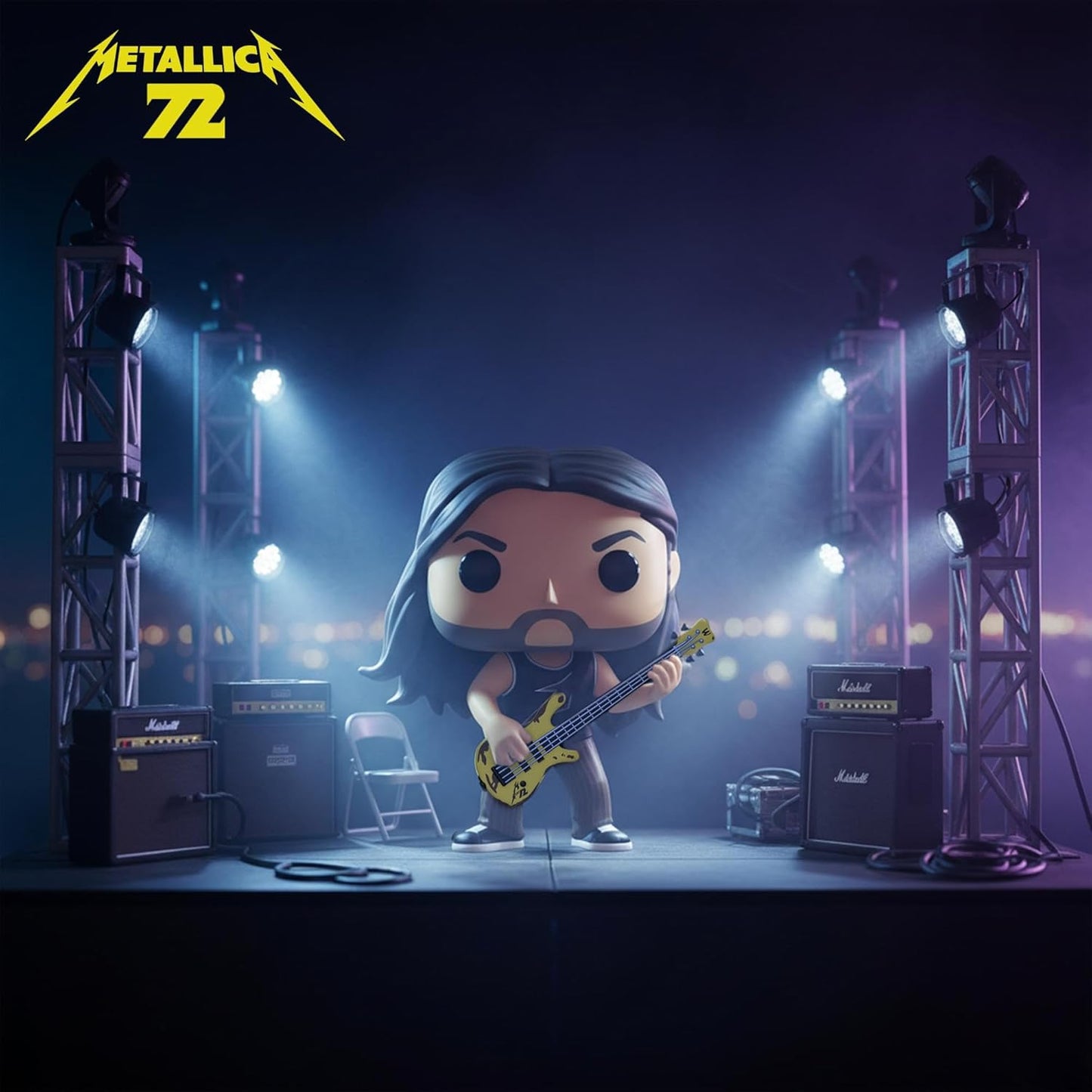 Funko Pop! Rocks Metallica 72 Season - (487) Robert Trujillo Figure 9cm