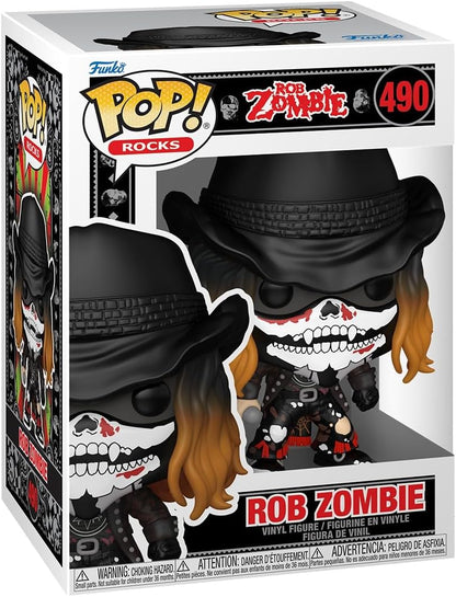 Funko Pop! Rocks: Rob Zombie (490) Rob Zombie With Bandana - Vinyl Figure 9cm