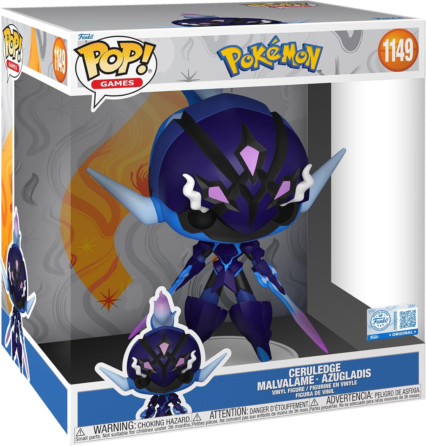 Funko Pop! Games: Pokémon (1149) Ceruledge (Special Edition) Vinyl Figure 25cm