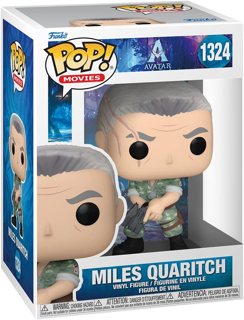 Funko Pop! Movies: Avatar (1324) Miles Quaritch - Vinyl Figure 9cm