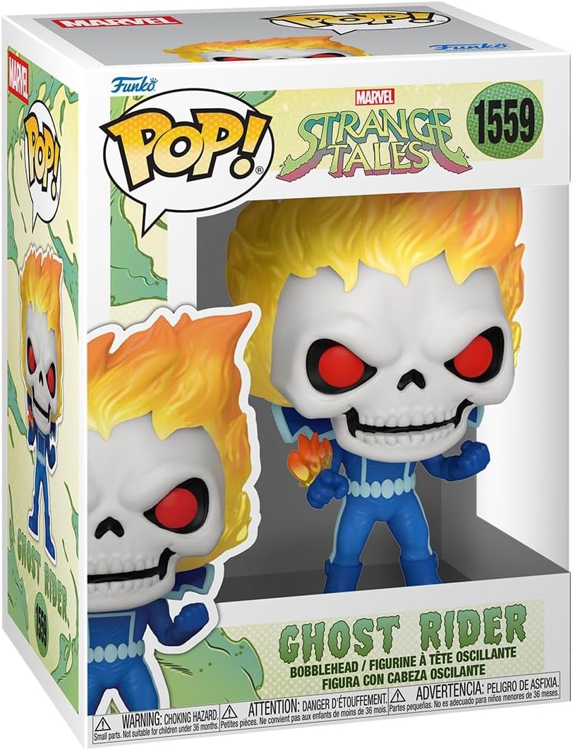 Funko Pop! Marvel: Strange Tales (1559) Ghost Rider (Bobblehead) Vinyl Figure 9cm