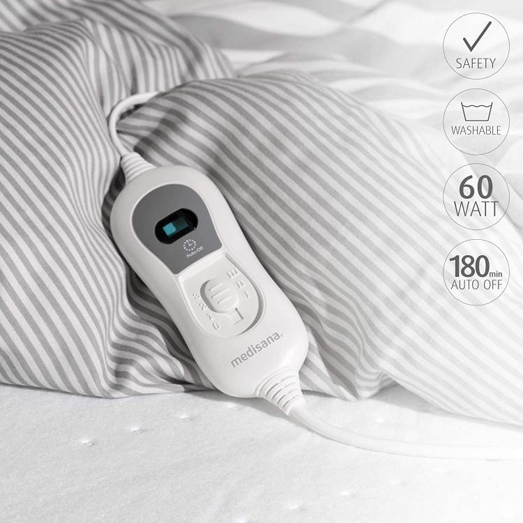 Medisana Scaldaletto Singolo Hu 665 Spegnimento Automatico 3 Temperature