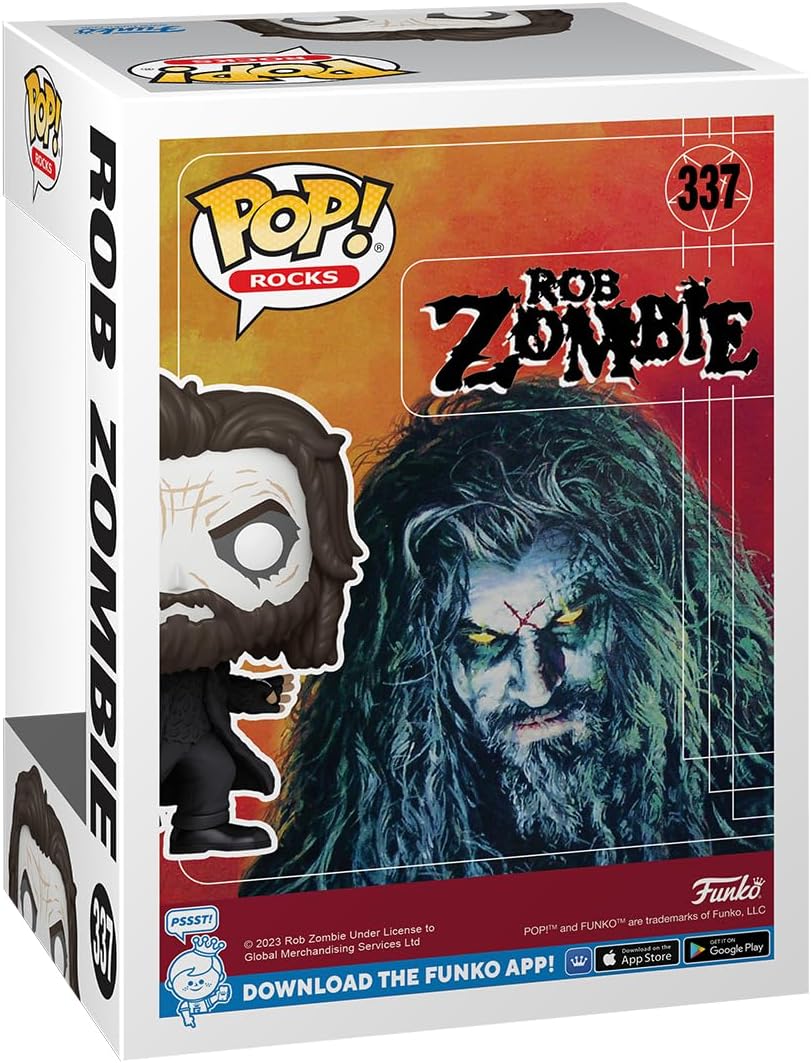 Funko Pop ! Rocks - (337) Rob Zombie Cantante Rock (Dragula) Vinyl Figure