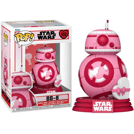 Funko Pop! Star Wars (590) Bb-8 - S. Valentines Vinyl Figure 9Cm Statuetta