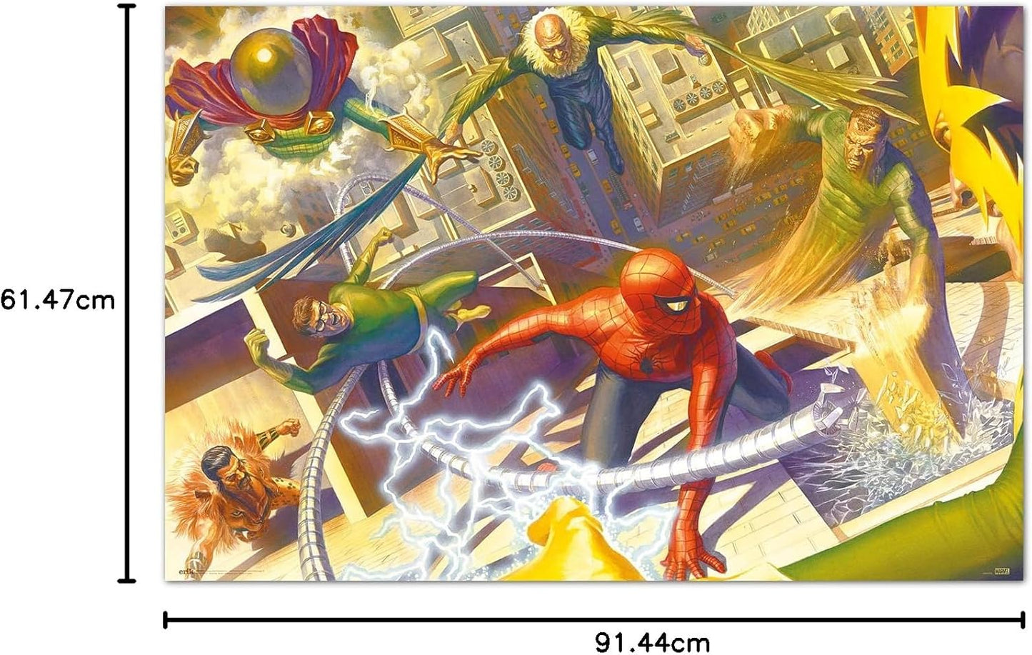 Maxi Poster Marvel ( Spider-Man The Sinister) a Parete Incorniciabile 91x61 cm