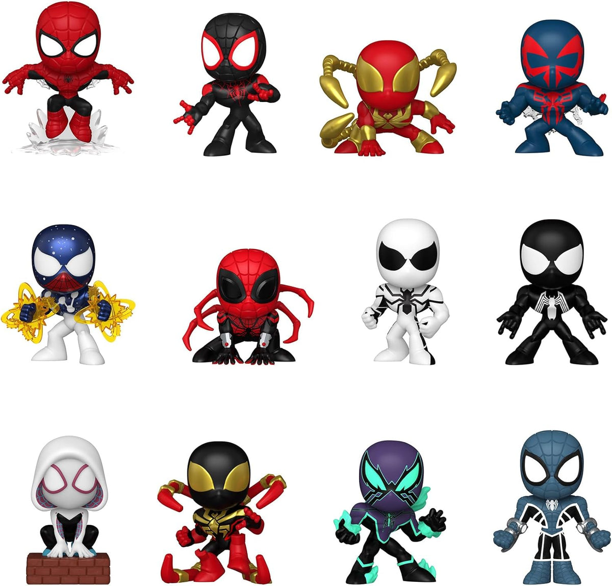 Funko Mystery Minis: Marvel SpiderMans (1pz Random) Mini Figure Da Collezione