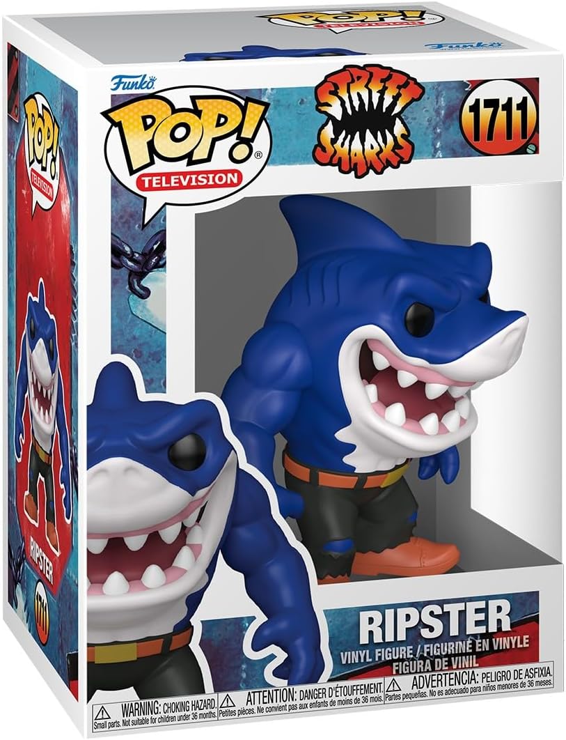 Funko Pop ! Television Street Sharks - (1711) Ripster - Vinyl Figure 9cm