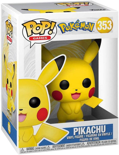 Funko Pop ! Games Pokemon - (353) Pikachu Figure Vinyl 9Cm Statua Pikachu Nuovo
