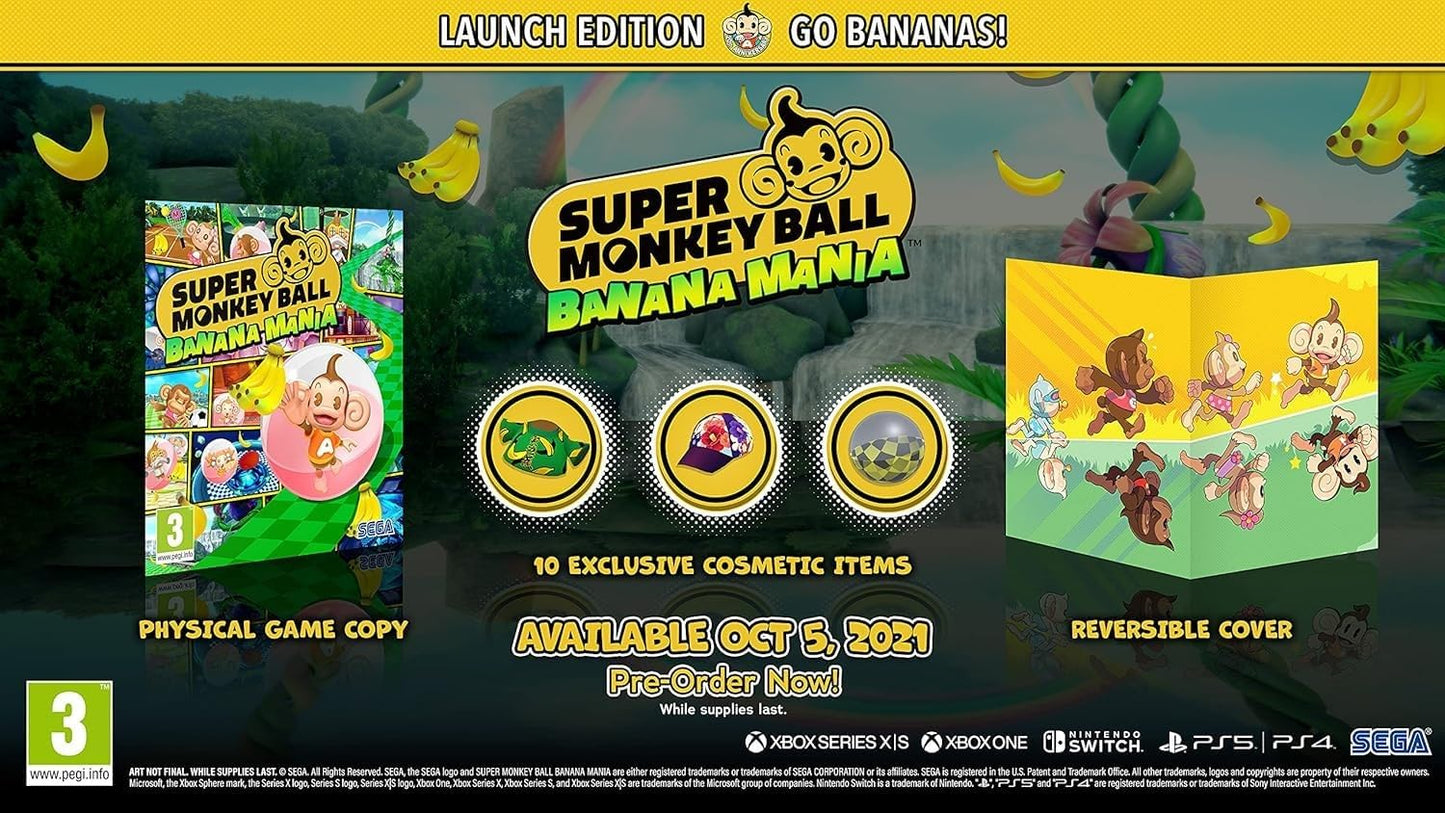 Super Monkey Ball Banana Mania: Launch Edition Ps4 Gioco Italiano Playstation 4