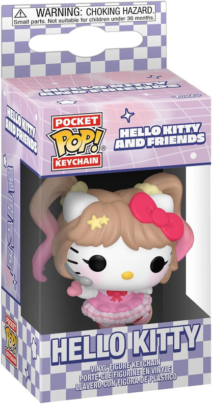 Funko Pocket Pop! Keychain: Hello Kitty And Friends - Hello Kitty K-Pop Mini Figure 4cm