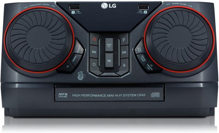 Lg Ck43 Mini Sistema Hi-Fi Con Lettore Cd Radio Bluetooth Usb Micro Sd Stereo