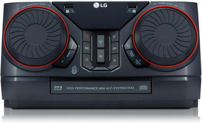 Lg Ck43 Mini Sistema Hi-Fi Con Lettore Cd Radio Bluetooth Usb Micro Sd Stereo