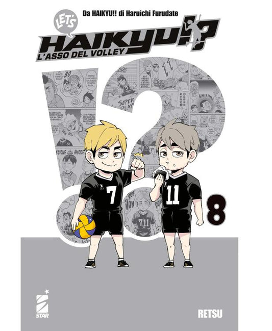 Fumetto: Let'S Haikyu!? L'Asso Del Volley (Vol. 8) Shonen Manga Di Retsu