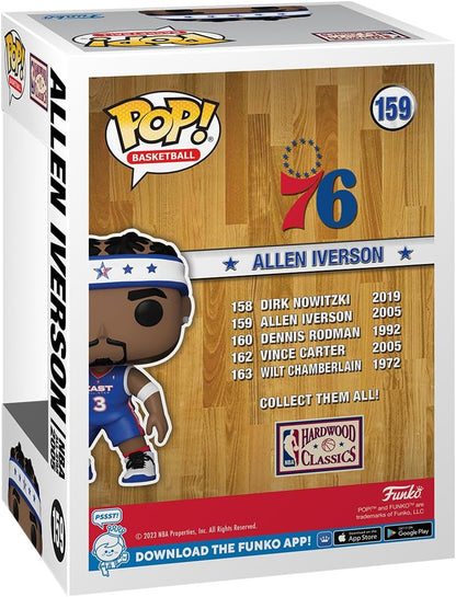 Funko Pop ! Basketball Nba All Stars - (159) Allen Iverson 2005 Vinyl Figure 9Cm