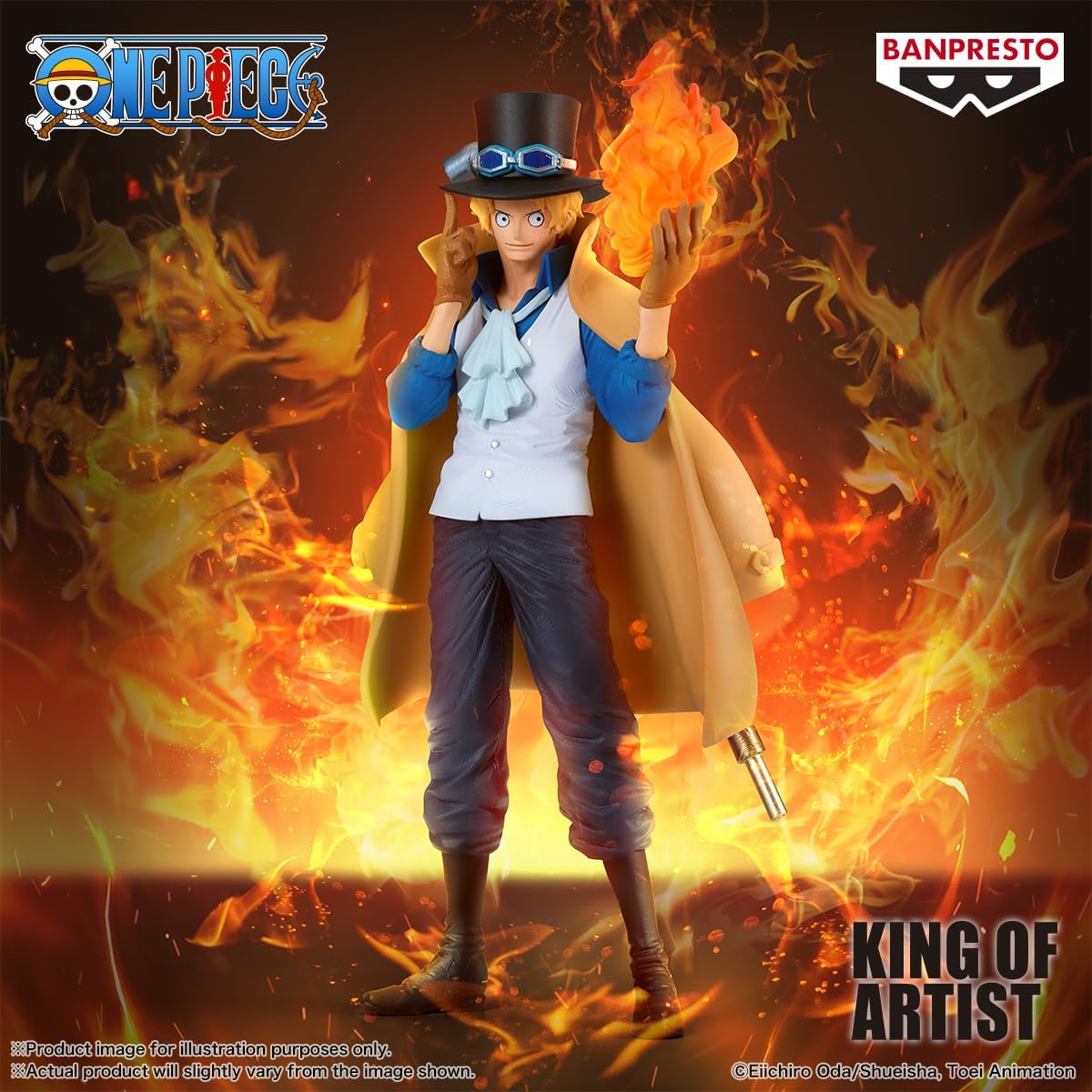 Bandai Banpresto One Piece: Sabo (King of Artist) Figure PVC 23cm