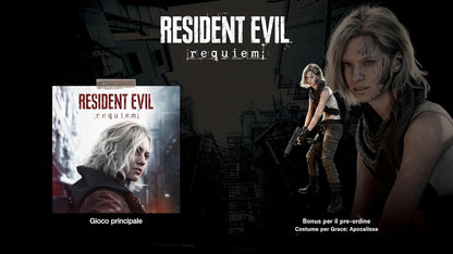 Resident Evil Requiem Steelbook Deluxe Edition Ps5 Gioco PlayStation 5 Ita