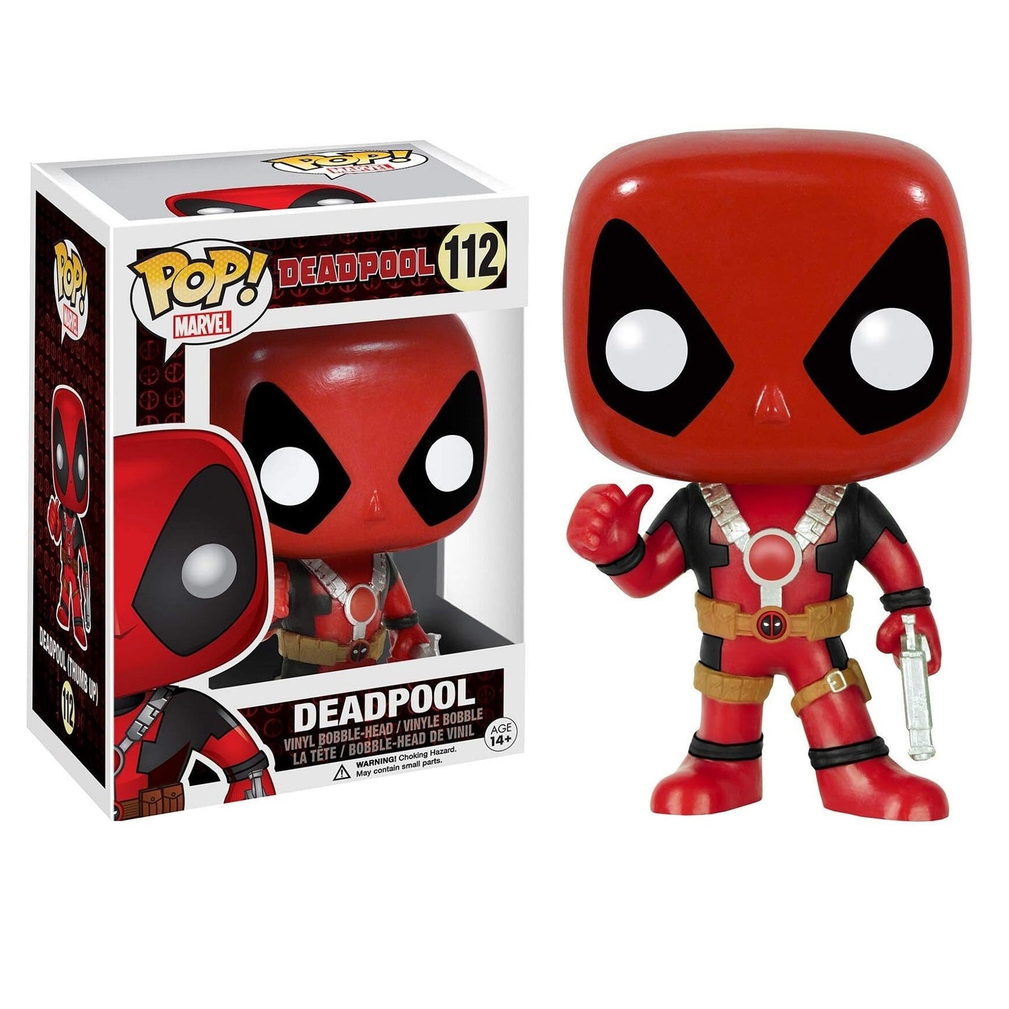 Funko Pop ! Marvel Deadpool - (112) Thumb Up Deadpool Figure 9cm