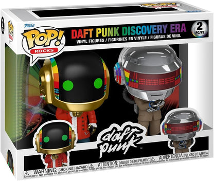Funko Pop! Rocks: Daft Punk Discovery Era (2 Pack) Vinyl Figure 9cm