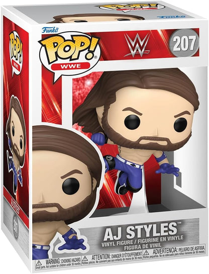Funko Pop! WWE: Wrestling (207) AJ Styles - Vinyl Figure 9cm