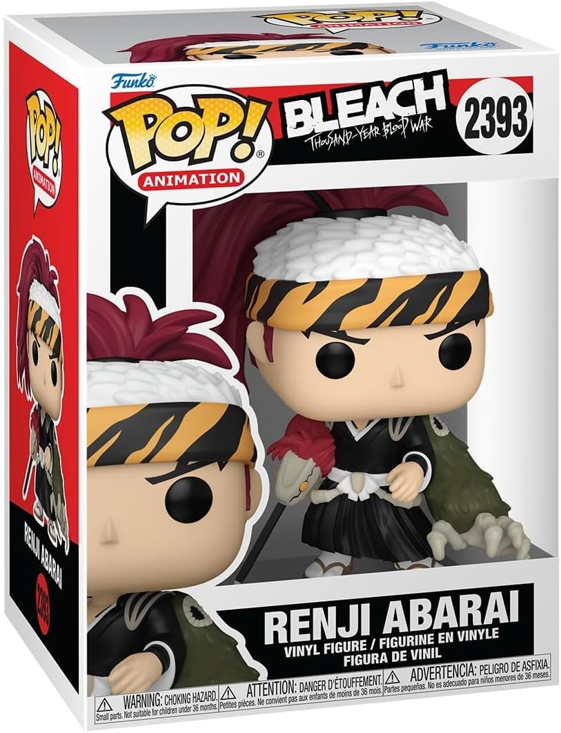 Funko Pop! Animation: Bleach Thousand Year Blood War (2393) Renji Abarai - Vinyl Figure 9cm