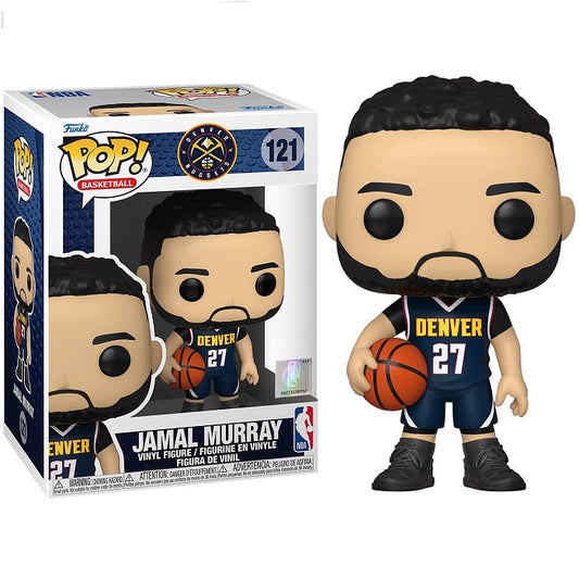 Funko Pop Basketball Nba Nuggets- Jamal Murray 121 Dark Blue Jersey Vinyl Figure