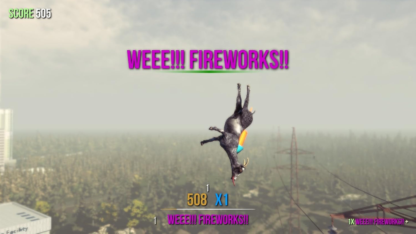 Goat Simulator The Goaty Nntendo Switch Gioco Italiano Nuovo + 4 Espansioni DLC