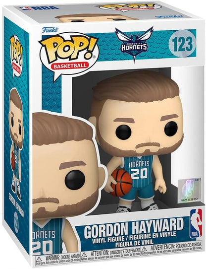 Funko Pop ! Basketball Nba Charlotte Hornets (123) Gordon Hayward Figure Vinyl