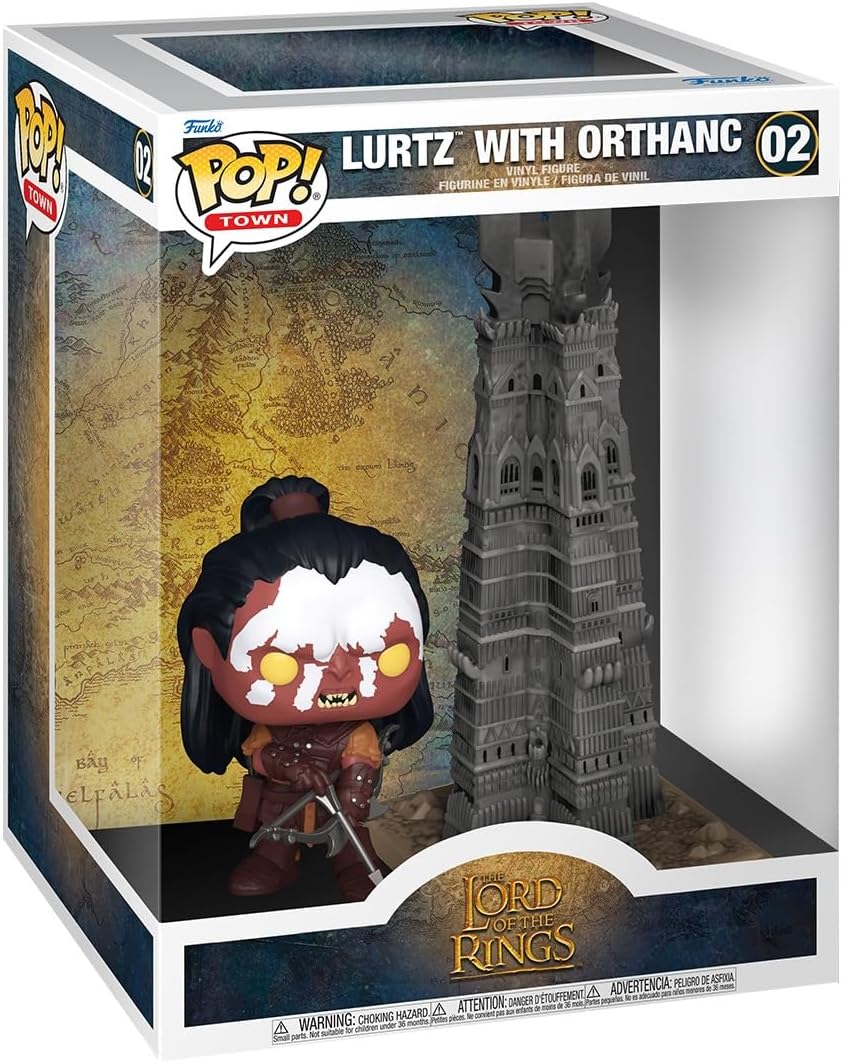 Funko Pop! Town: The Lord Of The Rings (02) Lurtz With Orthanc - Vinyl Figure 15cm