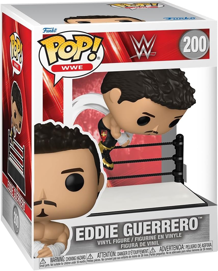 Funko Pop! WWE (200) Eddie Guerrero (Frog Splash) Vinyl Figure 9cm