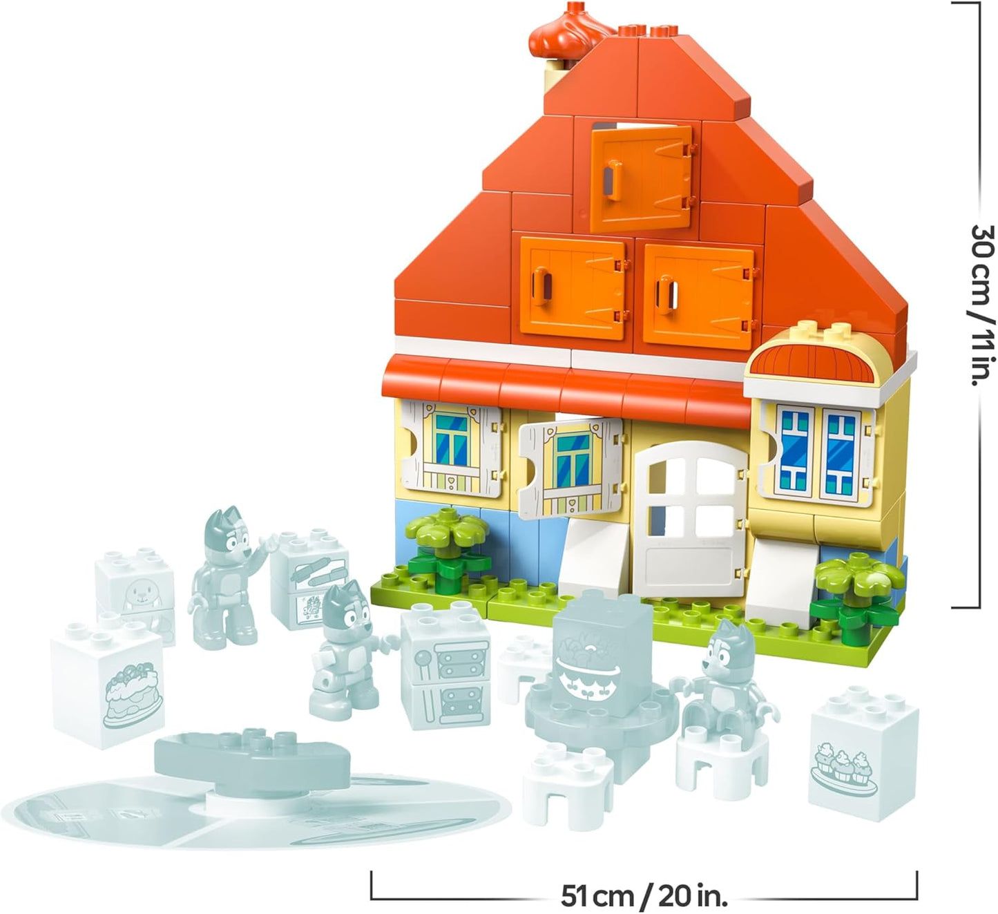 Lego - Duplo 10459 Bluey (Casa della Famiglia di Bluey Gioco Memoria) 83 pz (2+) Costruzioni