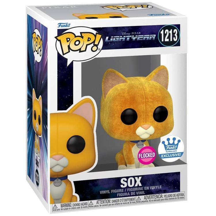 Funko Pop ! Disney Pixar - Lightyear (1213) Sox Flocked Exclusive Figure 9Cm