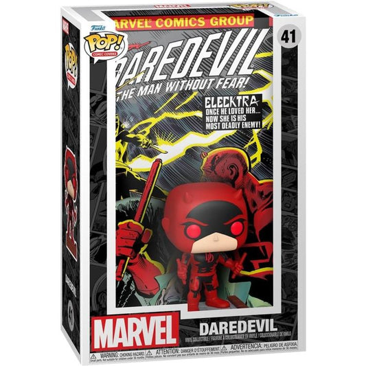 Funko Pop! Comic Covers - Marvel (41) Daredevil Vinyl Figure 9Cm Statuetta