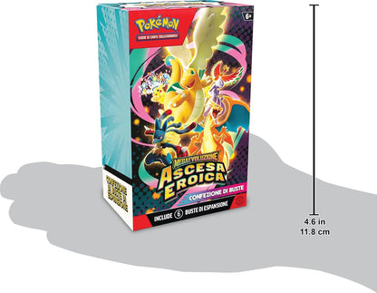 Pokémon GCC: Megaevoluzione Ascesa Eroica - Box 6 Buste Di Espansione Ed. Italiana