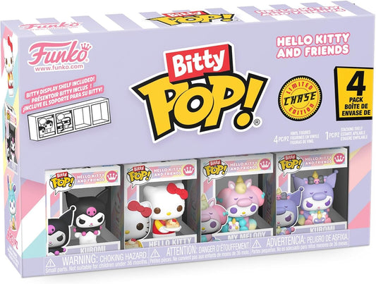 Funko Bitty Pop! Hello Kitty And Friends 4 Pack Kuromi Limited Chase