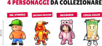 Peluche Inferno Dragon - Stumble Guys 20 cm – Rocco Giocattoli, Pupazzo Giocattolo Toys Plush