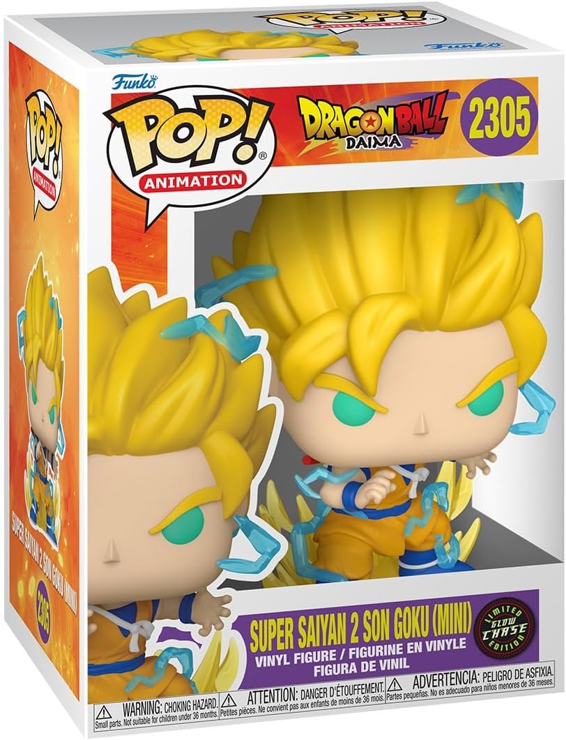 Funko Pop ! Animation - Dragon Ball Daima (2305) Super Saiyan Son Goku Mini (Chase) Figure 9cm