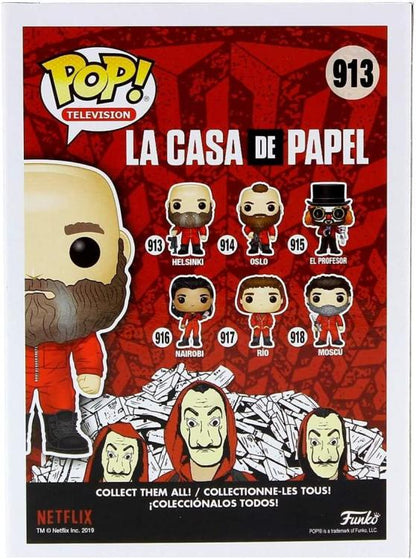 Funko Pop ! La Casa De Papel - (913) Helsinki Figure La Casa Di Carta Vinyl 9Cm